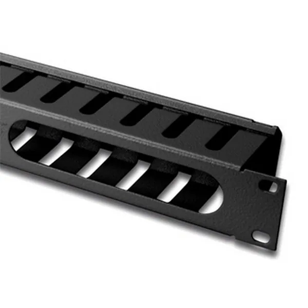 Equip Rackszekrény kiegészítő - 327313 (Kábel rendező panel, fekete) – 6. kép