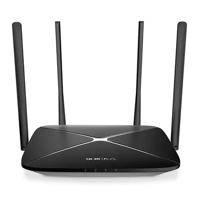 Mercusys Router WiFi AC1300 - AC12G (400Mbps 2,4GHz + 867Mbps 5GHz; 4port 1Gbps, WPA3)