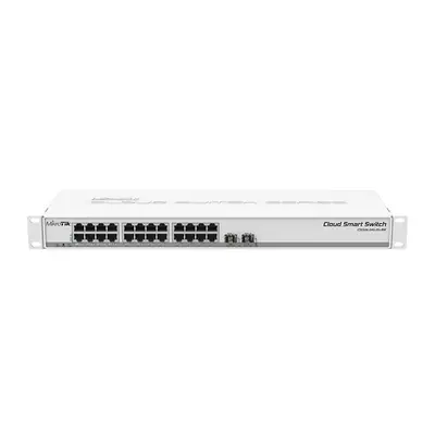 Mikrotik RouterBoard CSS326-24G-2S+RM 1U 24port GbE LAN 2x 10GbE SFP+ Cloud Smart Switch