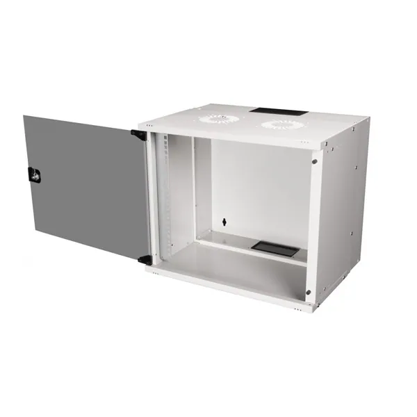 Equip Fali Rackszekrény - EWM-09-5440-G (19", 9U, 540x400mm, lapra szerelt, szürke) – 3. kép