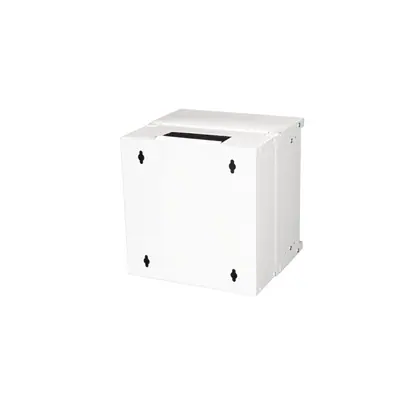 Equip Fali Rackszekrény - EWM-06-3030-G (10", 6U, 300x300mm, lapra szerelt, szürke) – 2. kép