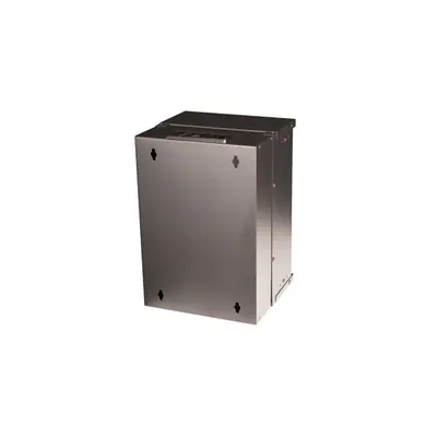 Equip Fali Rackszekrény - EWM-09-3030-B (10", 9U, 300x300mm, lapra szerelt, fekete) – 2. kép