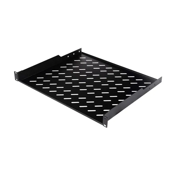 Equip Rackszekrény kiegészítő - EZFS-19-1-60-B (Fix polc, 19", 1U, Mélység: 400mm, fekete)