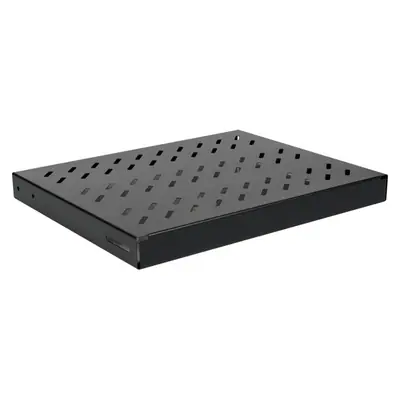 Equip Rackszekrény kiegészítő - EZVS-19-1-35-B (Fix polc, 19", 1U, Mélység: 350mm, fekete) – 2. kép