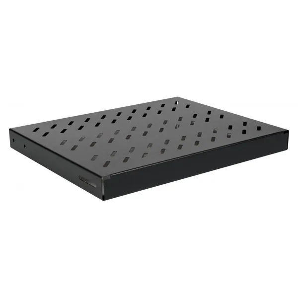 Equip Rackszekrény kiegészítő - EZVS-19-1-35-B (Fix polc, 19", 1U, Mélység: 350mm, fekete) – 2. kép