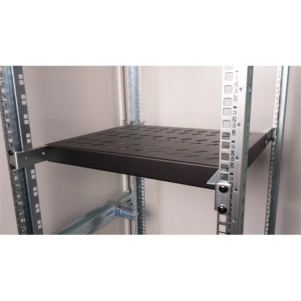 Equip Rackszekrény kiegészítő - EZVS-19-1-35-B (Fix polc, 19", 1U, Mélység: 350mm, fekete) – 4. kép