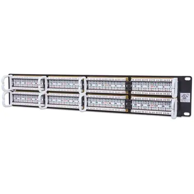 Manhattan Patch panel - CAT6 UTP patch panel, 48 portos, 2U, Fekete – 2. kép