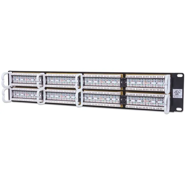 Manhattan Patch panel - CAT6 UTP patch panel, 48 portos, 2U, Fekete – 2. kép