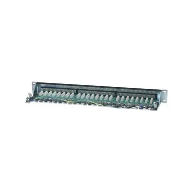 Manhattan Patch panel - CAT6 FTP árnyékolt patch panel, 24 portos, 1U, Fekete – 2. kép