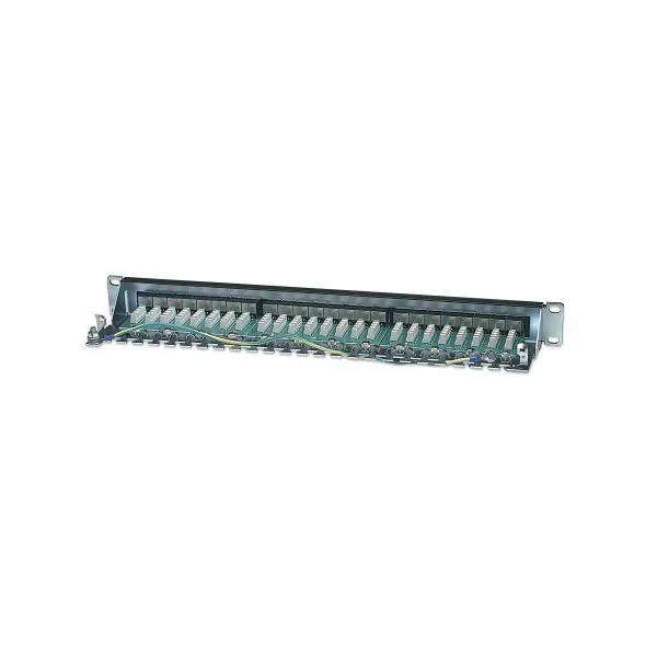 Manhattan Patch panel - CAT6 FTP árnyékolt patch panel, 24 portos, 1U, Fekete – 2. kép