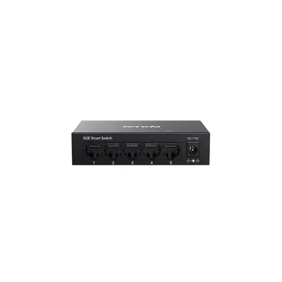 Tenda Switch Menedzselhető - TEG2205D (5x1Gbps; 10Gbps; CloudFi; Fém)