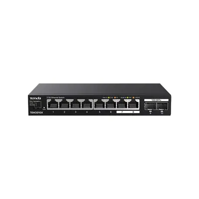 Tenda Switch - TEM2010X (8x 2,5Gbps + 2x 10Gbps SFP)