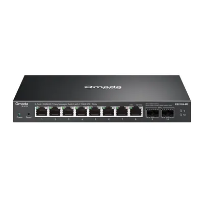 TP-Link Switch Menedzselhető - ES210X-M2 (Omada; 8x 2,5Gbps; 2x 10Gbps SFP+ port)
