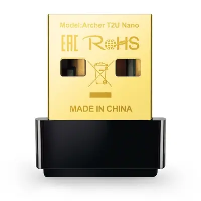TP-Link Archer T2U Nano AC600 Nano Wireless USB Adapter Black