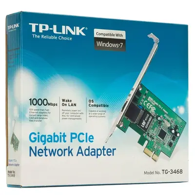TP-Link TG-3468 10/100/1000 PCIE Hálózati Kártya – 2. kép