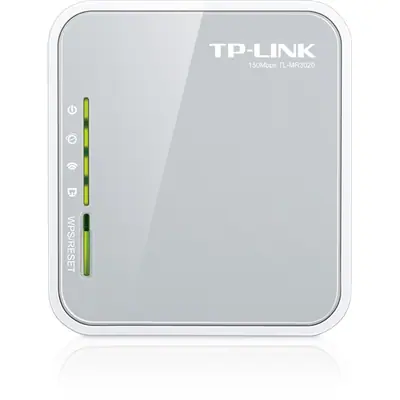 TP-Link Router WiFi N 3G - TL-MR3020 (150Mbps 2,4GHz; 4port 100Mbps; USB, UMTS/HSPA/EVDO modem komp.) – 2. kép