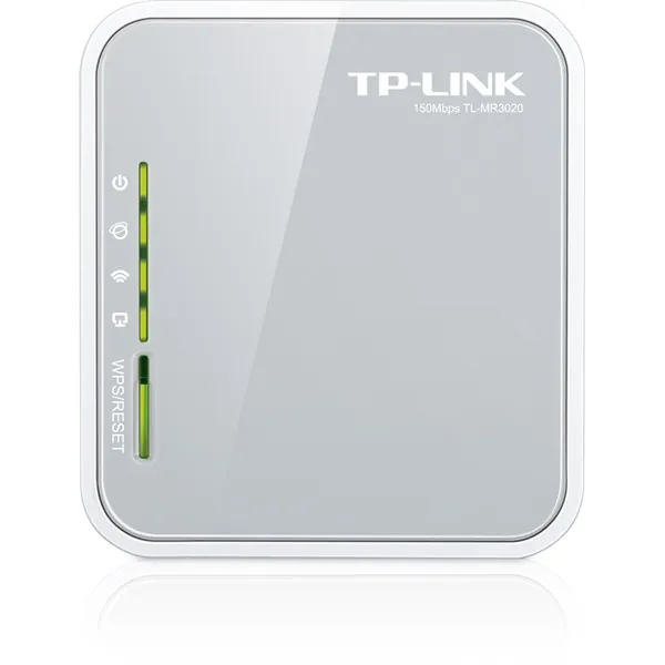 TP-Link Router WiFi N 3G - TL-MR3020 (150Mbps 2,4GHz; 4port 100Mbps; USB, UMTS/HSPA/EVDO modem komp.) – 2. kép