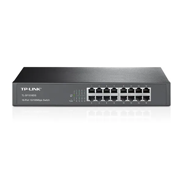 TP-Link Switch - TL-SF1016DS (16 port, 100Mbps; fém ház) – 2. kép