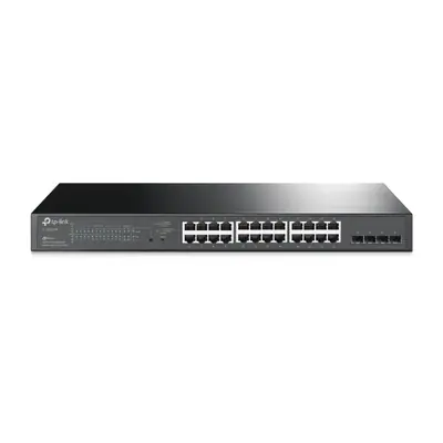 TP-Link Switch Smart PoE - SG2428P JetStream (L2,L2+; IPv6; 24port 1Gbps + 4port SFP; 24 af/at PoE+ port; 250W)