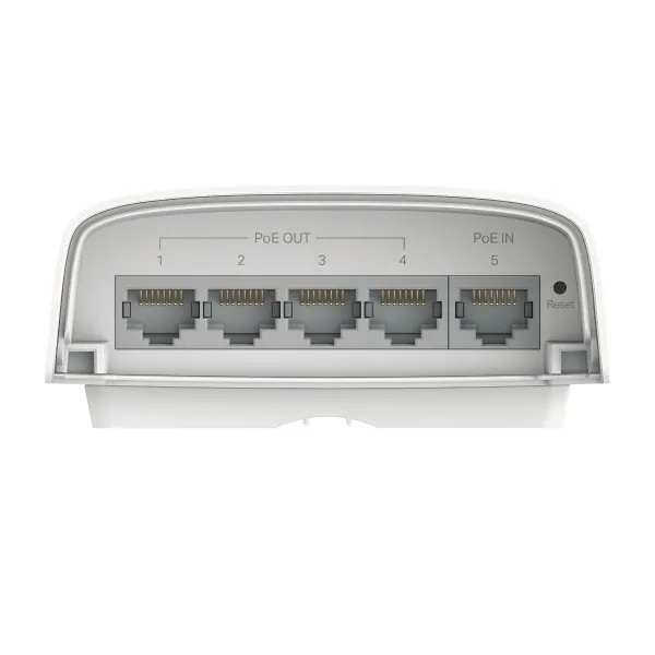 TP-Link Switch PoE Kültéri - SG2005P-PD (5 port 1Gbps; 1x at/bt PoE in (max90W) + 4x at PoE out port (max 64W)) – 2. kép