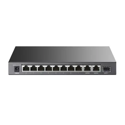 TP-Link Switch PoE - TL-SL1311P (11port; 8x 100Mbps af/at PoE+ port; 2x 1Gbps port; 1x 1Gbps SFP; 65W) – 2. kép
