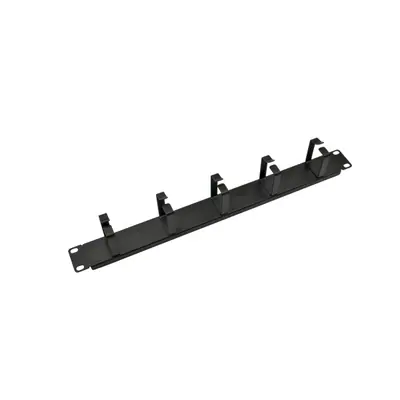 Walisec rackszekrény Kiegészítő - CM-02 (Kábel rendező panel, Gyűrű panel, 1U(19"), fekete)