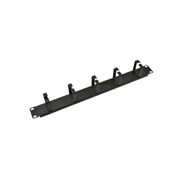 Walisec rackszekrény Kiegészítő - CM-02 (Kábel rendező panel, Gyűrű panel, 1U(19"), fekete)