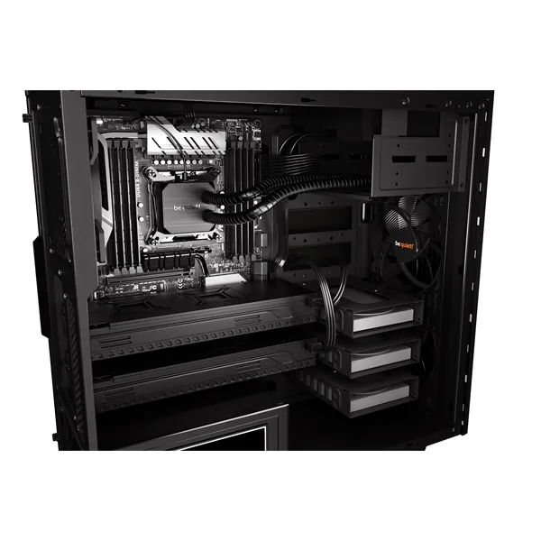Be Quiet! Számítógépház - Pure Base 600 Black (ATX, fekete) – 6. kép