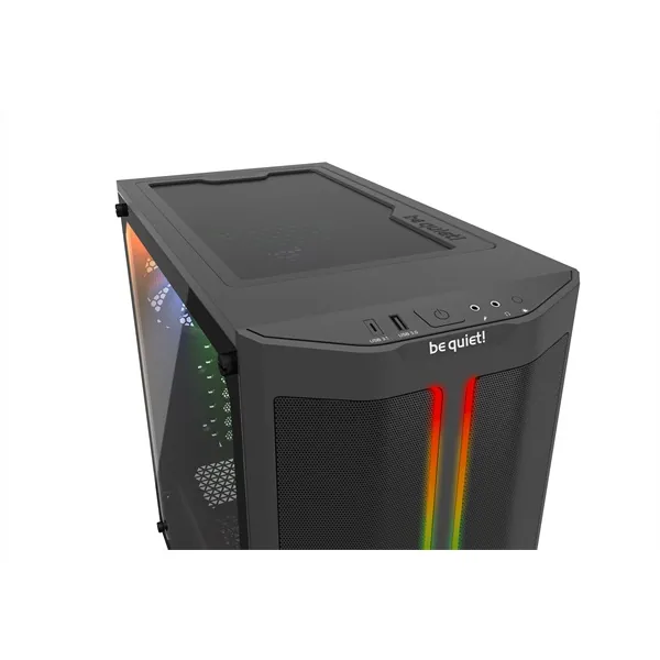 Be Quiet! Számítógépház - Pure Base 500DX Black (ATX, edzett üveg oldallap, fekete) – 6. kép