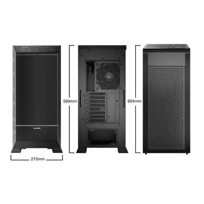 Be Quiet! Számítógépház - Dark Base Pro 901 (EATX, fekete) – 2. kép