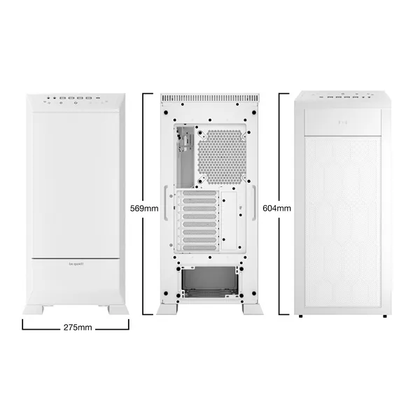 Be Quiet! Számítógépház - Dark Base Pro 901 (EATX, fehér) – 2. kép