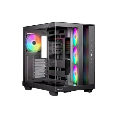 Be Quiet! Számítógépház - LIGHT BASE 500 LX Black (ATX, edzett üveg oldallap, fekete)