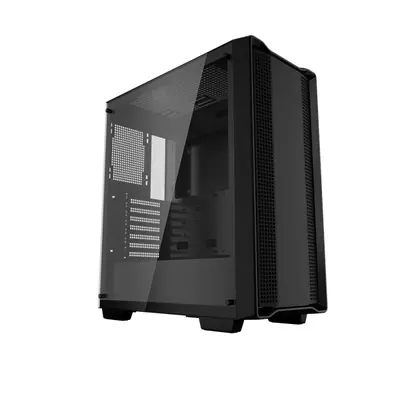 DeepCool Számítógépház - CC560 V2 Limited (fekete, ablakos, venti nélkül, ATX, 1xUSB3.0, 1xUSB2.0)