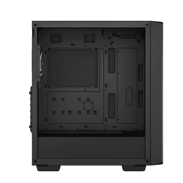 DeepCool Számítógépház - CC560 V2 (fekete, ablakos, 4x12cm LED venti, Mini-ITX / Micro-ATX / ATX, 1xUSB3.0, 1xUSB2.0) – 5. kép