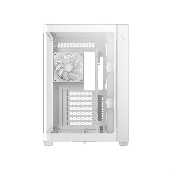 DeepCool Számítógépház - CG530U 4F WH (fehér, ablakos, 4x12cm A-RGB, BTF, ATX, 2xUSB3.0, 1xUSB2.0) – 2. kép