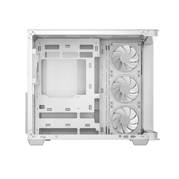 DeepCool Számítógépház - CG530U 4F WH (fehér, ablakos, 4x12cm A-RGB, BTF, ATX, 2xUSB3.0, 1xUSB2.0) – 3. kép