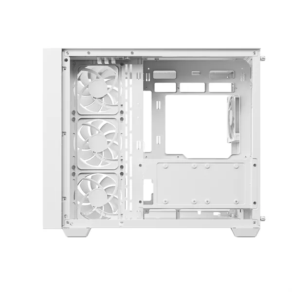 DeepCool Számítógépház - CG530U 4F WH (fehér, ablakos, 4x12cm A-RGB, BTF, ATX, 2xUSB3.0, 1xUSB2.0) – 4. kép