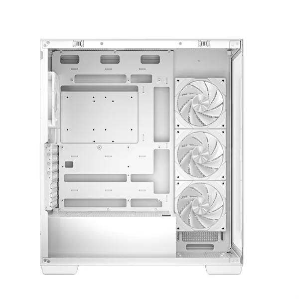 DeepCool Számítógépház - CG580 4F WH (fehér, ablakos, 4x12cm A-RGB, BTF, ATX, 2xUSB3.0, 1xUSB2.0) – 6. kép