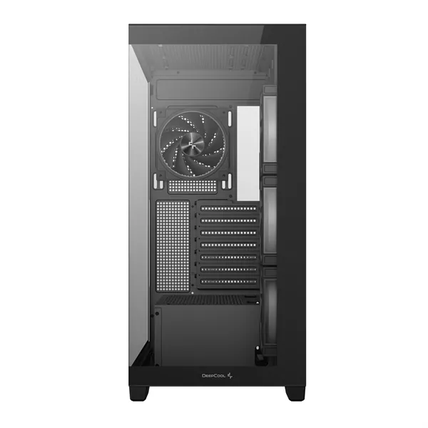 DeepCool Számítógépház - CG580 4F V2 (fekete, ablakos, 4x12cm A-RGB, BTF, ATX, 2xUSB3.0, 1xUSB2.0) – 3. kép