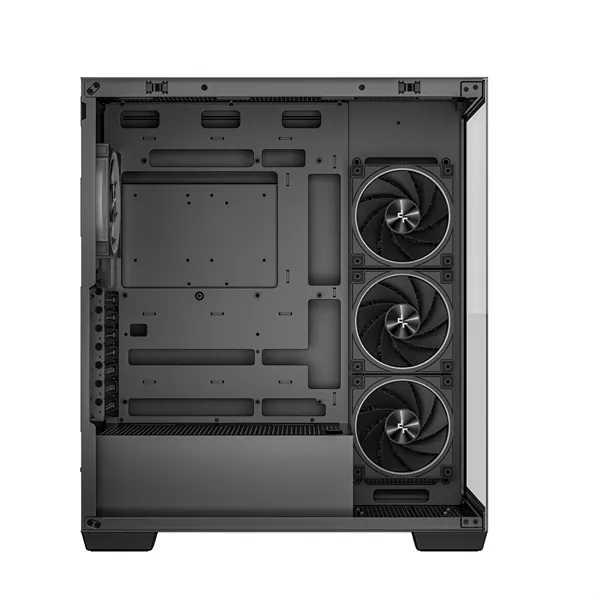 DeepCool Számítógépház - CG580 4F V2 (fekete, ablakos, 4x12cm A-RGB, BTF, ATX, 2xUSB3.0, 1xUSB2.0) – 4. kép