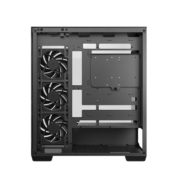 DeepCool Számítógépház - CG580 4F V2 (fekete, ablakos, 4x12cm A-RGB, BTF, ATX, 2xUSB3.0, 1xUSB2.0) – 5. kép