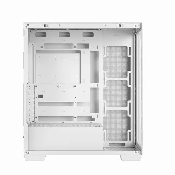 DeepCool Számítógépház - CG580 WH (fehér, abakos, venti nélkül, BTF, ATX, 2xUSB3.0, 1xUSB2.0) – 4. kép