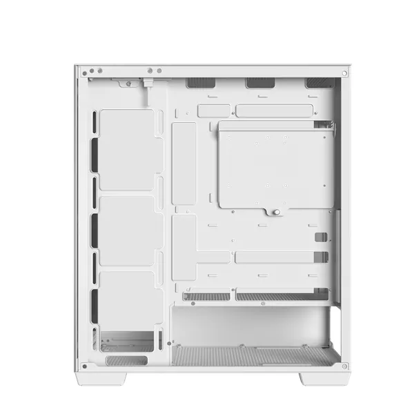 DeepCool Számítógépház - CG580 WH (fehér, abakos, venti nélkül, BTF, ATX, 2xUSB3.0, 1xUSB2.0) – 5. kép
