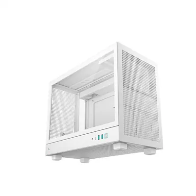 DeepCool Számítógépház - CH160 PLUS WH (mATX, 2xUSB3.0, Type-C, fehér) – 2. kép