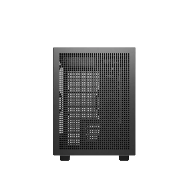 DeepCool Számítógépház - CH260 (fekete, Mini-ITX/Micro ATX (BTF), 2xUSB3.0, Type-C, fekete) – 4. kép