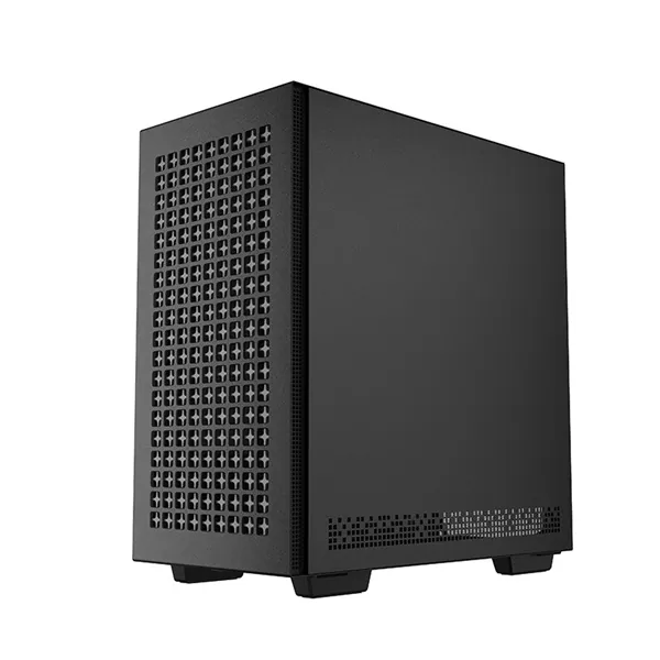 DeepCool Számítógépház - CH370 (fekete, ablakos, 1x12cm ventilátor, Mini-ITX / Micro-ATX, 2xUSB3.0) – 3. kép