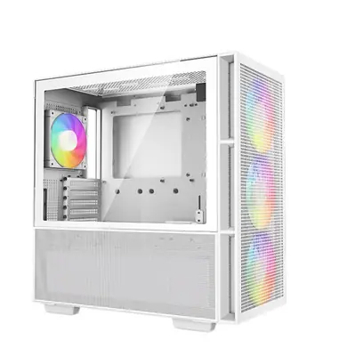 DeepCool Számítógépház - CH560 WH (fehér, 3x14cm + 1x12 A-RGB ventilllátor, E-ATX, 2xUSB3.0) – 2. kép
