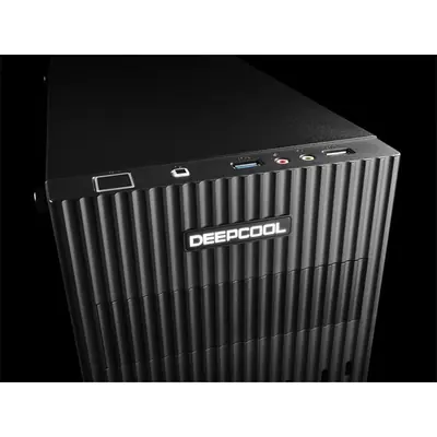 DeepCool Számítógépház - MATREXX 30 (fekete, fekete belső, ablakos, 1x12cm ventilátor, mATX, 1xUSB3.0, 1xUSB2.0) – 2. kép