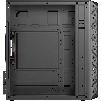 Formula Számítógépház - Air Mesh G4 Black (fekete, ablakos, 1x12cm venti, mATX, 1xUSB3.0, 1xUSB2.0) – 2. kép