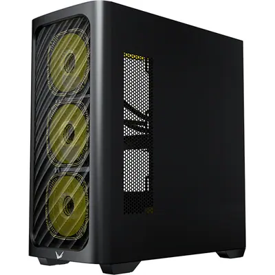 Formula Számítógépház - Air Power G3 Black (fekete, ablakos, 4x12cm venti, ATX, 1xUSB3.0, 2xUSB2.0)